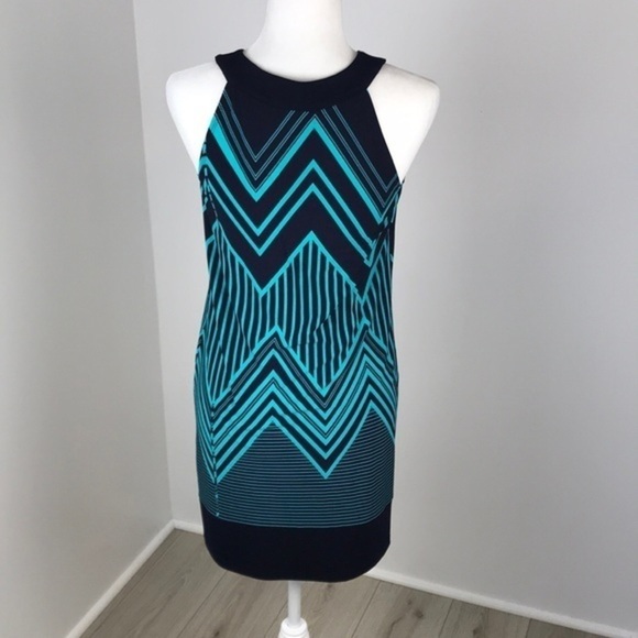 Sweet Storm Blue Keyhole Dress Size S NWOT - Picture 4 of 4